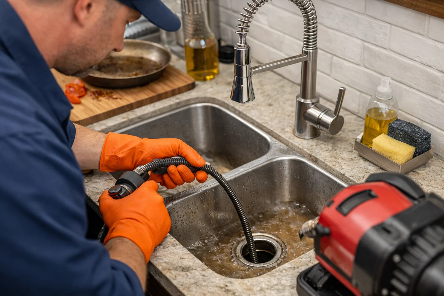 Kitchen drain cleaning service in Port Colborne