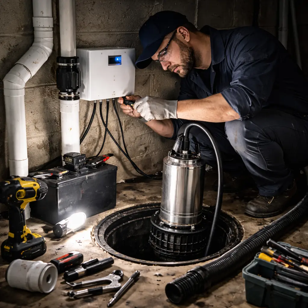 Battery backup sump pump Port Colborne Ontario